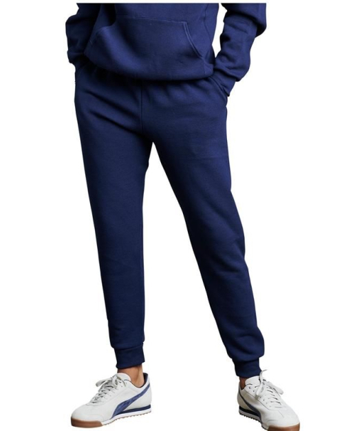 Russell Athletic Unisex Dri-Power® Fleece Joggers — Navy, official product photo